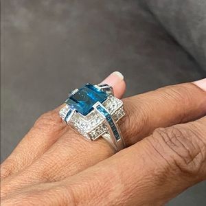 Blue Topaz Ring